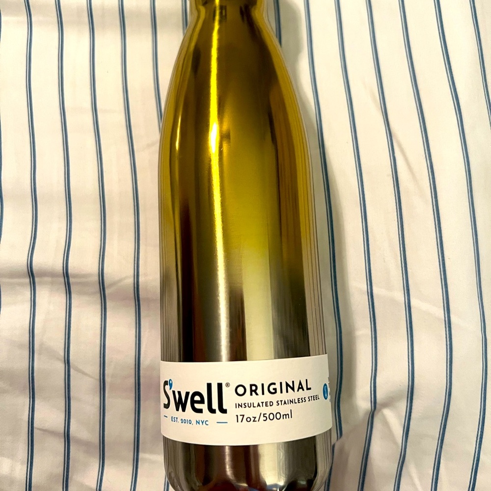 S’well Yellow gold ombré 500ml stainless steel water bottle